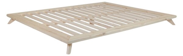 Dvojlôžková posteľ z borovicového dreva s roštom 140x200 cm Senza – Karup Design
