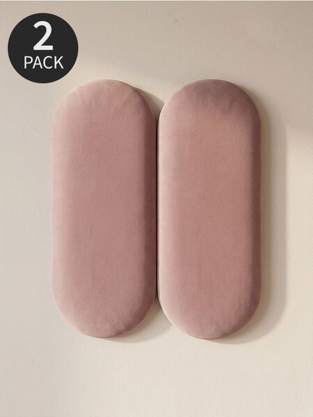 Sinsay - Čalúnené nástenné panely 2 pack - pastelová ružová