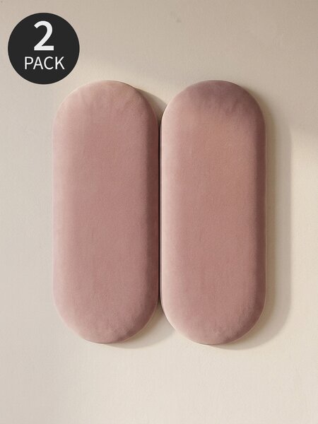 Sinsay - Čalúnené nástenné panely 2 pack - pastelová ružová
