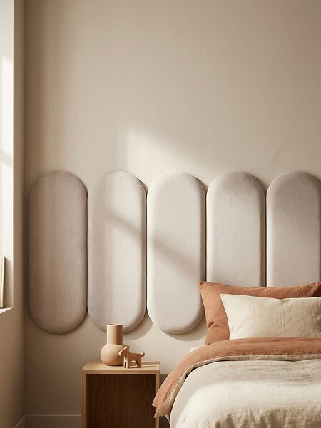 Sinsay - Čalúnené nástenné panely 2 pack - telová
