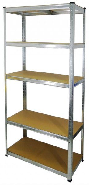 Akciový balíček - Kovový regál ECONOMY 180x90x40 + plastové úložné boxy 15 kusov