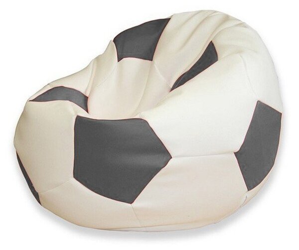 Sedací vak futbalová lopta XXL TiaHome - bielo limetková
