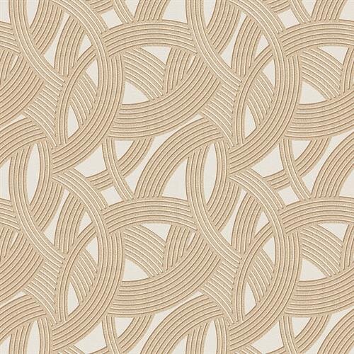 Vliesové tapety na stenu Instawalls 6390-02, rozmer 10,05 m x 0,53 cm, moderný vzor zlato-hnedý na krémovom podklade, Erismann