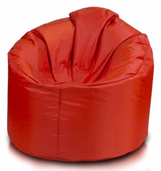 Sedací vak hruška Star polyester TiaHome - Červená