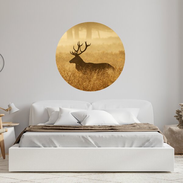 100x100cm Jeleň 3 - textilná nálepka na stenu Veľkosť: 60 cm
