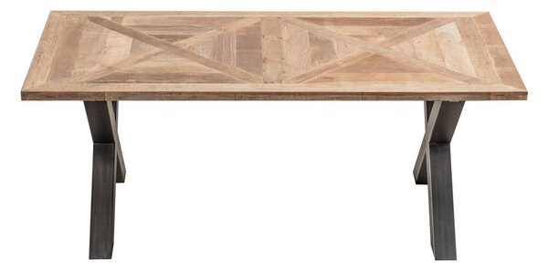 Stôl Moscal 200 x 100 x 78 black&natural