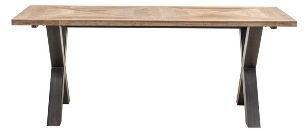Stôl Moscal 200 x 100 x 78 black&natural