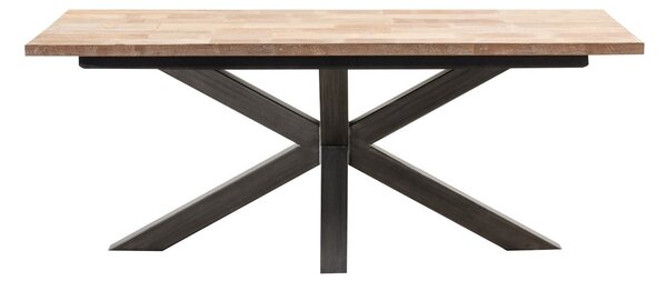Stôl Vince 200 x 100 x 79 black&natural