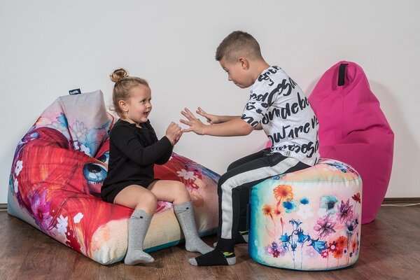SakyPaky sedací vak SPALÍK Dušinka KATEŘINA