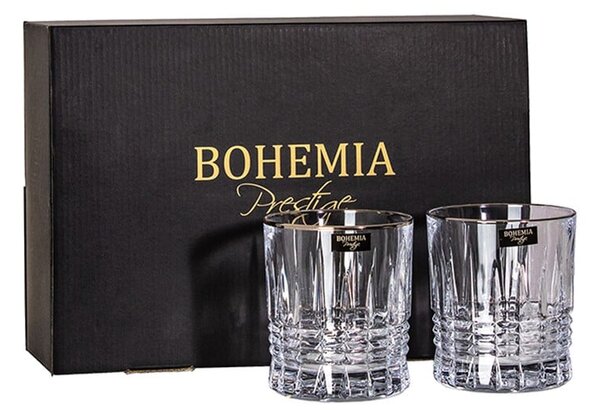BOHEMIA PRESTIGE PERFECTO PLATIN POHÁR 300ML SADA 6 KS