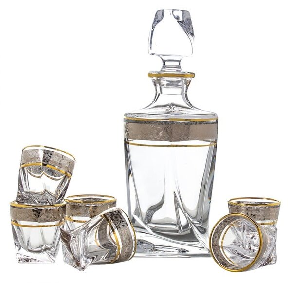 BOHEMIA QUADRO GOLD-PLATINUM VODKA SADA 1+6 KS