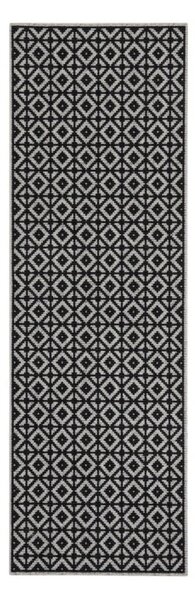 Čierno-biely behúň Zala Living Cook & Clean Bona, 60 × 180 cm