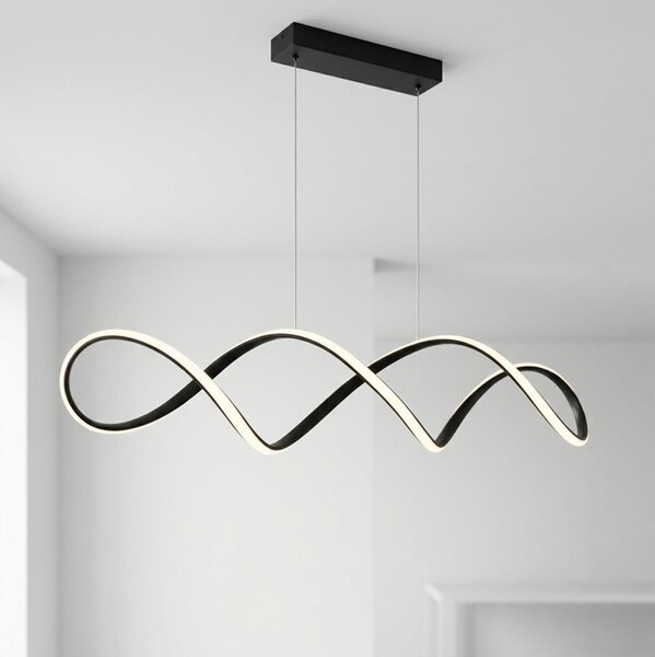 Brilagi - LED luster na lankách DNA LED/41W/230V 4100K čierny
