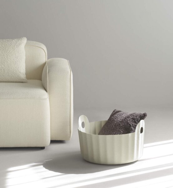Normann Copenhagen Úložný kôš Colu, cream