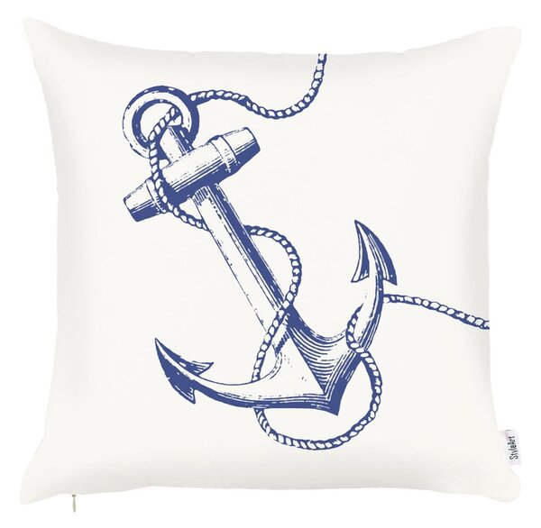 Obliečka na vankúš Mike & Co. NEW YORK Sailors Anchor, 43 × 43 cm