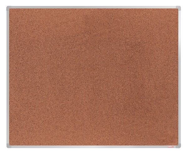 Korková nástenka boardOK v hliníkovom ráme, 1500 x 1200 mm, eloxovaný rám
