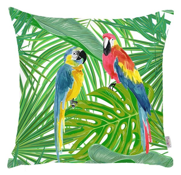 Obliečka na vankúš Mike & Co. NEW YORK Jungle Parrot, 43 × 43 cm