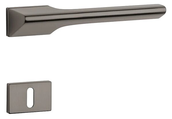 Dverové kovanie MP Lupina - RT 7S (T - Titan), kľučka-kľučka, Bez spodnej rozety, MP Titan