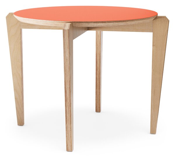 Sosone Jedálenský stôl Krab Ø900 Barva: Překližka - Oranžové Forbo