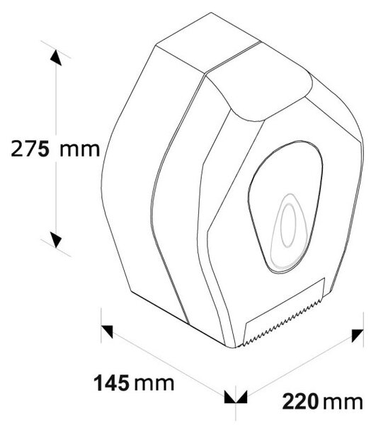 Zásobník na toaletný papier MERIDA TOP MINI