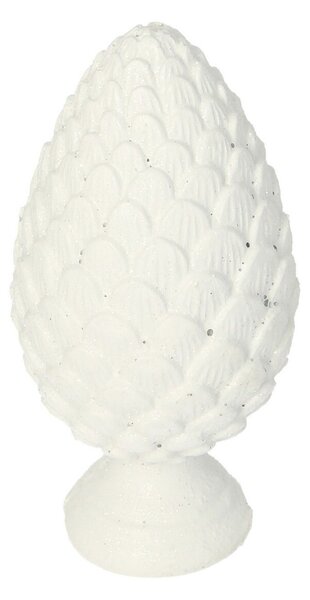 Dekorácia White Cone 13cm