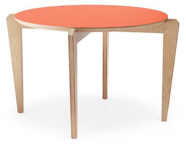 Sosone Jedálenský stôl Krab Ø1100 Barva: Preglejka - Oranžové Forbo