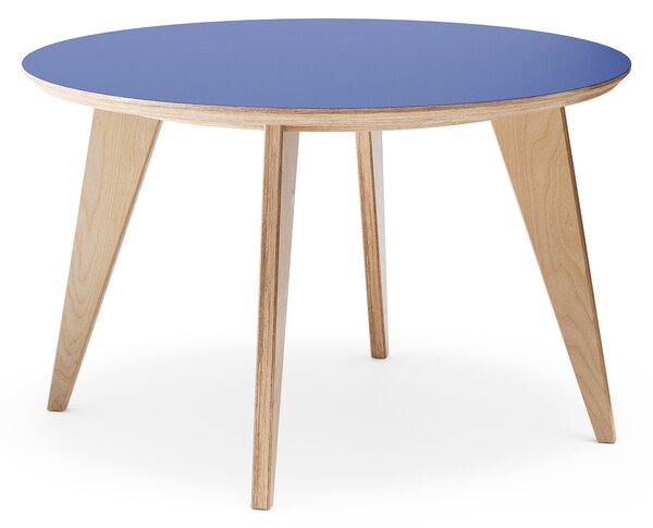 Sosone Jedálenský stôl no.4 / Ø1200 Barva: Překližka - Modré Forbo