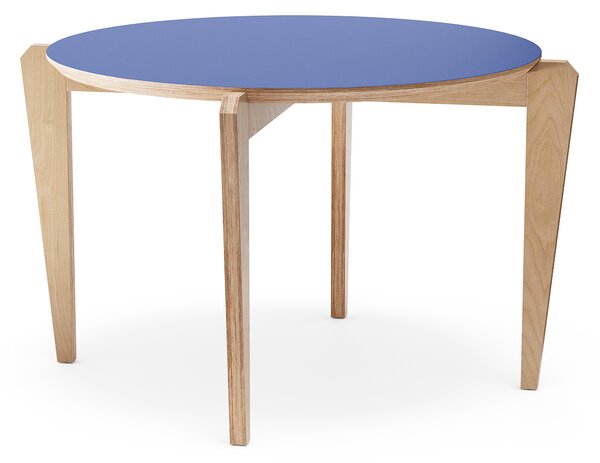 Sosone Jedálenský stôl Krab Ø1100 Barva: Překližka - Modré Forbo