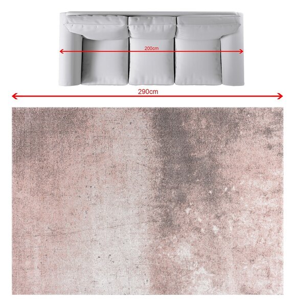 Koberec Softness nude cream rose 200x290cm