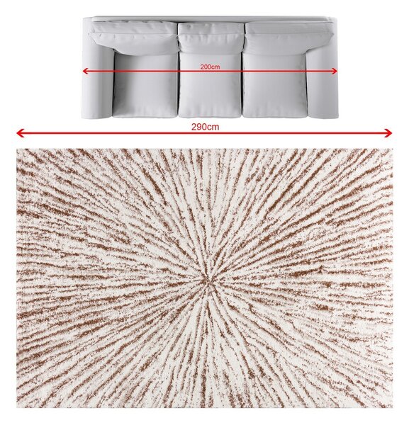 Koberec Softness krémová 200x290cm