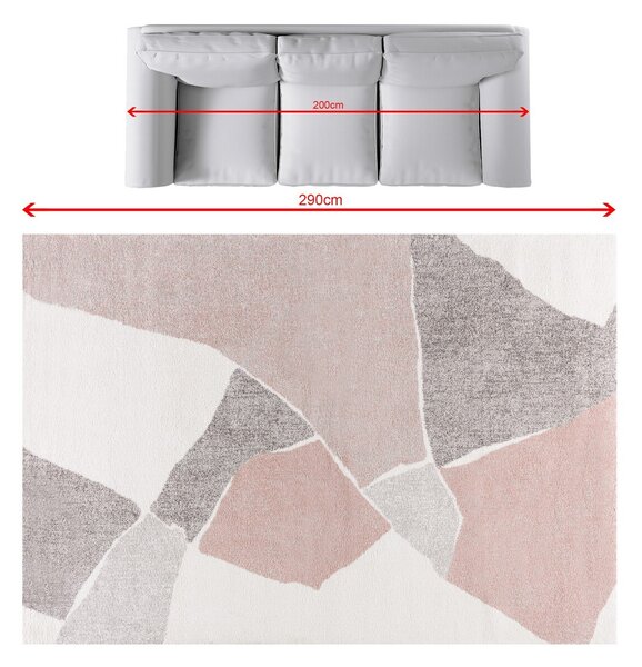 Koberec Softness cream/nude rose 200x290cm