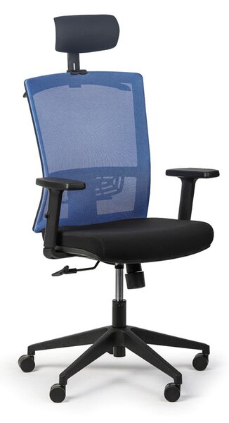 Kancelárska stolička FELIX 1+1 ZADARMO, modrá