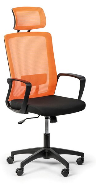 Kancelárska stolička BASE PLUS 1+1 ZADARMO, oranžová
