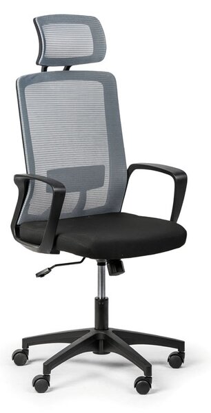 Kancelárska stolička BASE PLUS 1+1 ZADARMO, sivá