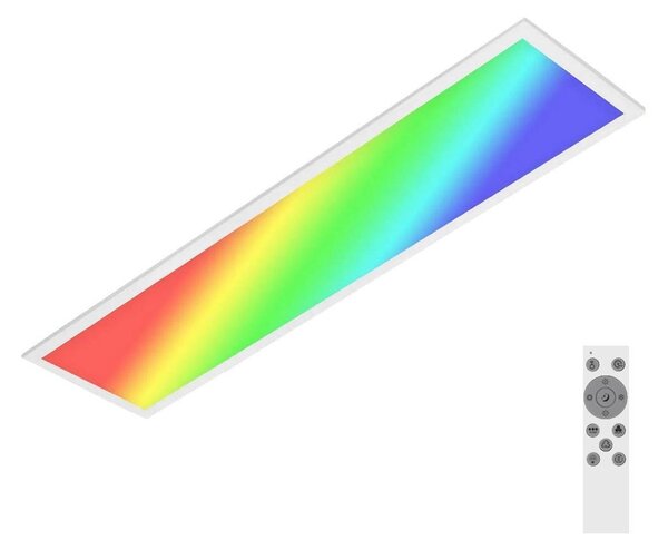 Brilo Brilo - LED RGBW Stmievateľné stropné svietidlo SLIM LED/24W/230V 100x25 cm + DO BL1239 + záruka 3 roky zadarmo