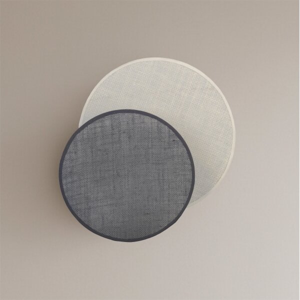 Brilagi - Nástenné svietidlo CIRCLES 1xE27/60W/230V pr. 35 cm krémové/šedé