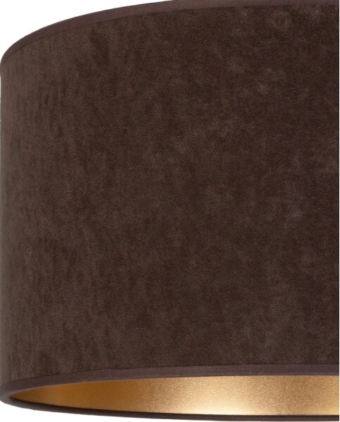 Brilagi - Luster na lanku VELVET 1xE27/60W/230V pr. 40 cm hnedá/zlatá