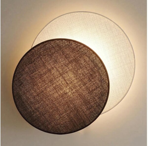 Brilagi - Nástenné svietidlo CIRCLES 1xE27/60W/230V pr. 45 cm krémová/hnedá