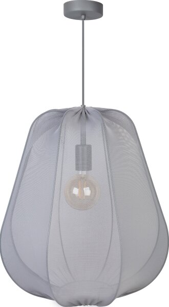 Brilagi - LED luster na lanku ARVEN 1xE27/8W/230V priemer 37 cm sivá