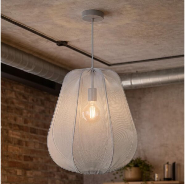 Brilagi - LED luster na lanku ARVEN 1xE27/8W/230V priemer 37 cm sivá