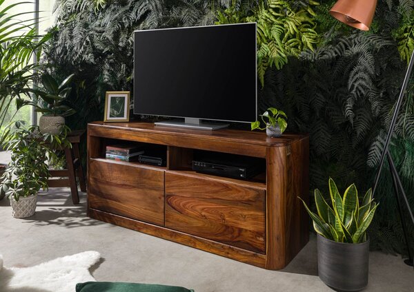 MONTREAL TV stolík 130x58 cm, hnedá, palisander