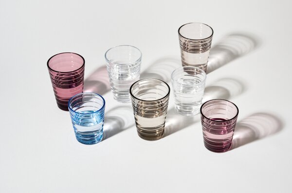 Iittala Poháre Aino Aalto 0,22l, 2ks, modré aqua