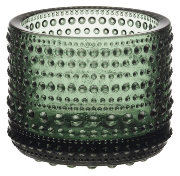 Iittala Svietnik Kastehelmi, píniovo zelený