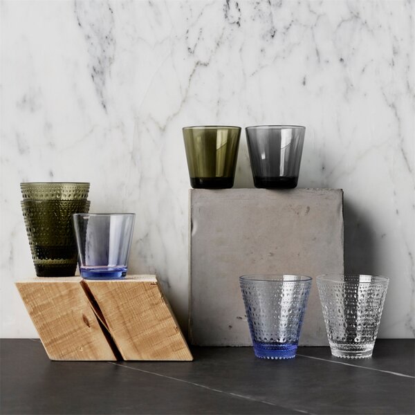 Iittala Poháre Kartio 0,21l, 2ks, modré aqua