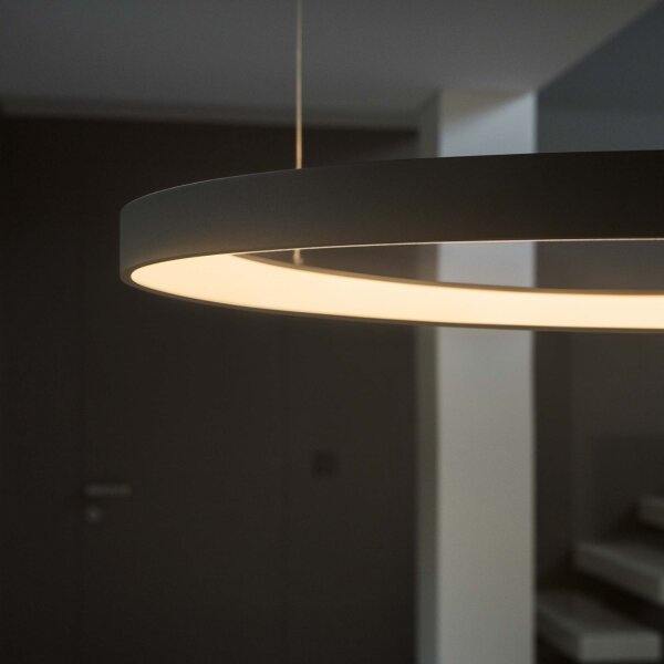 Ideal Lux - LED závesný luster na lankách GEMINI LED/36W/230V 4000K pr. 42,5cm CRI 90 čierna