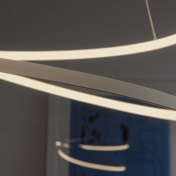 Ideal Lux - LED stmievateľný luster na lankách OZ LED/55W/230V, priemer 80 cm, CRI 90, biela