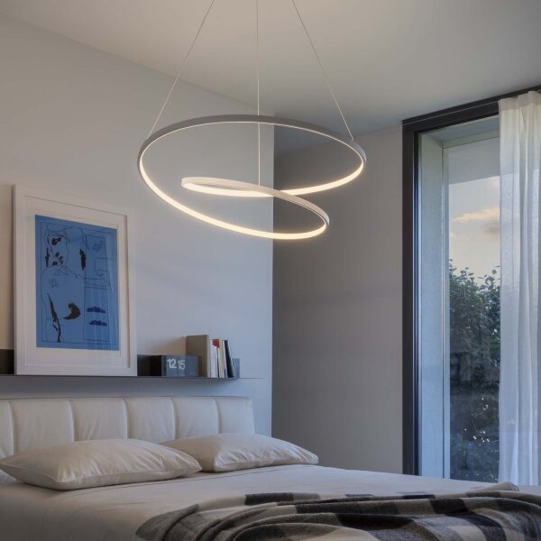 Ideal Lux - LED Stlmiteľný luster na lanku OZ LED/48W/230V pr. 60 cm CRI 90 biela