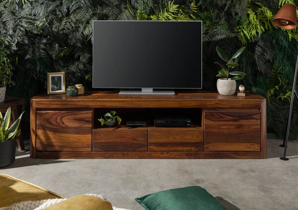 MONTREAL TV stolík 200x45 cm, hnedá, palisander