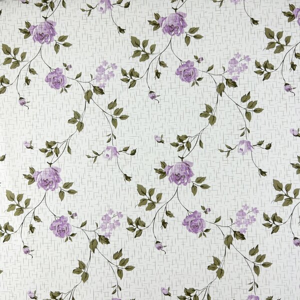 Obrus ​​PVC Mirabella 6980G - Kvety - Role 140cm x 20m