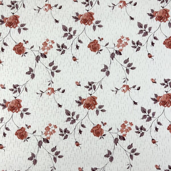 Obrus ​​PVC Mirabella 6980B - Kvety - Role 140cm x 20m